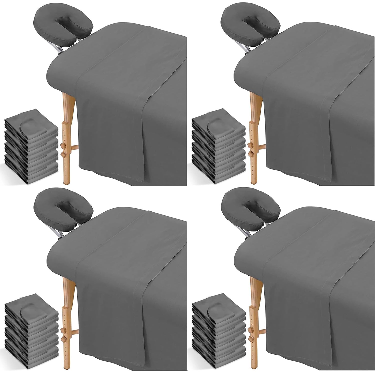 Premium Facial Bed Cover Set for Massage Tables