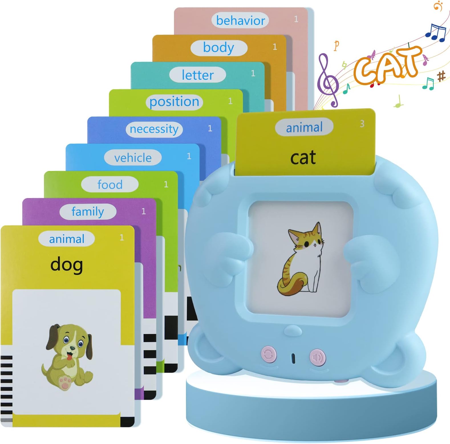 510 Sight Words Talking Flash Cards for Toddlers, Learning Speech Therapy Autism Sensory Toys for Toddlers,Kindergarten Preschool Educational Toys for Kids