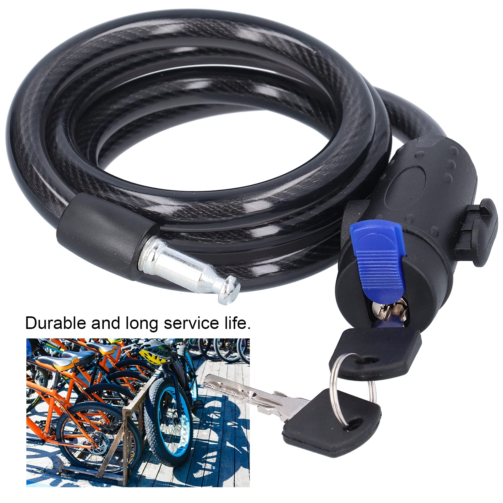 ciciglow Bike Security Cable for Lock,Bike Lock Cable, High Security Anti-Theft Lock - Image 3