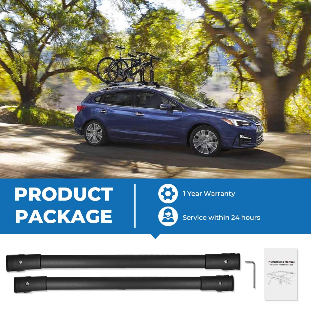 BougeRV Car Roof Rack Cross Bars for 20142022 Subaru Forester