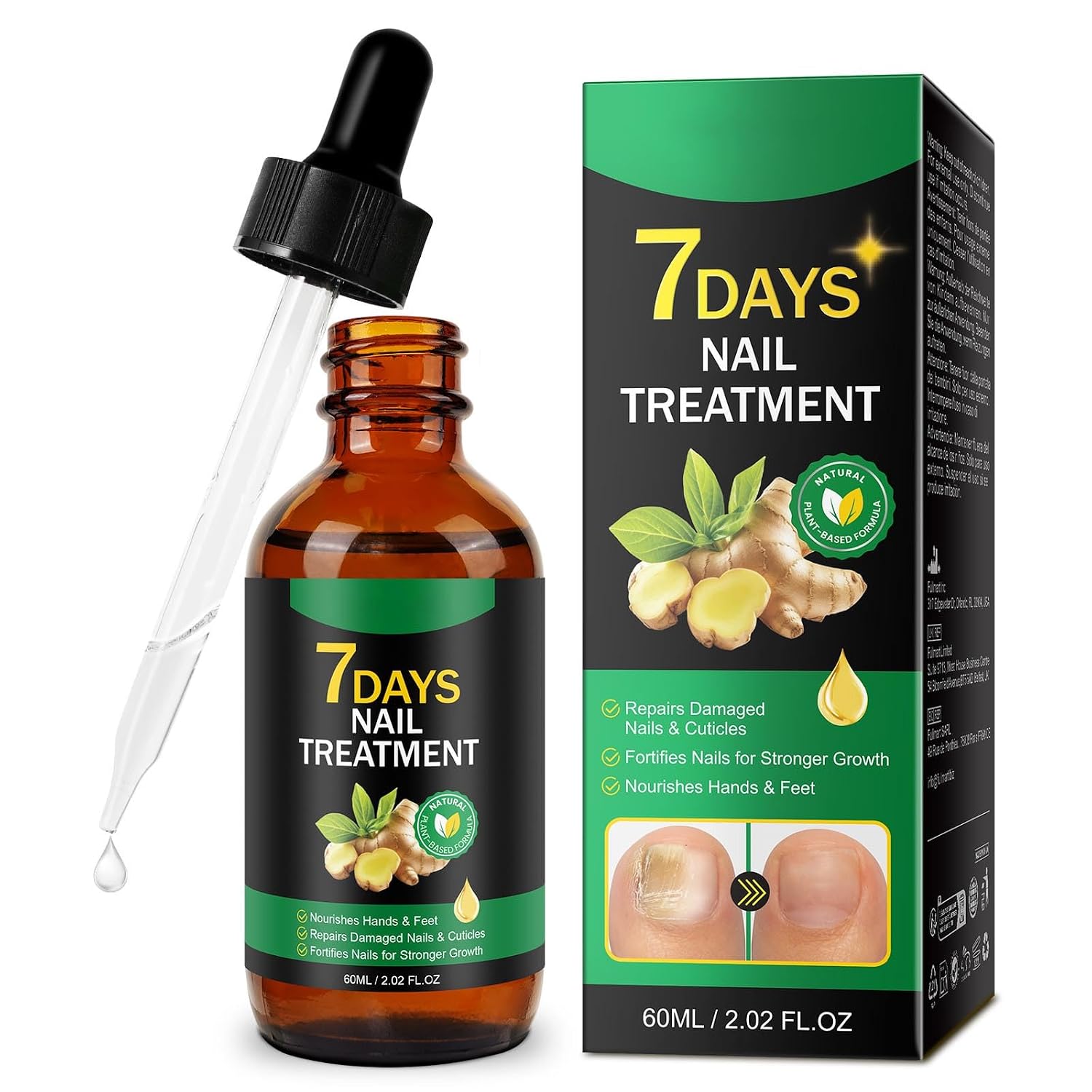 Ginger Nail Growth Serum - Strengthen & Promote Growth