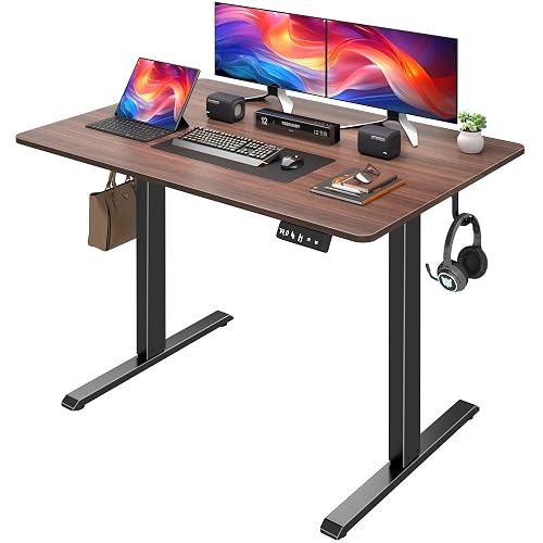 Bureau Assis Debout, Bureau Réglable en Hauteur 120 x 60