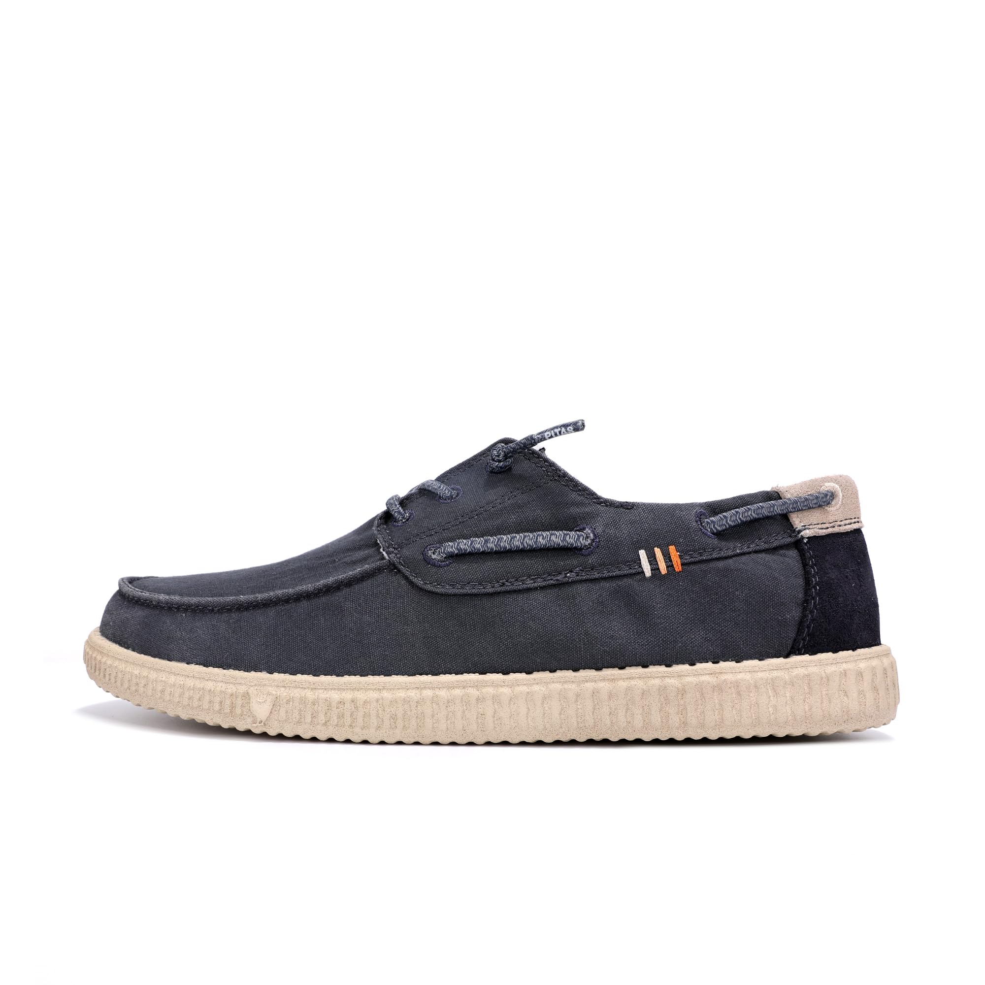 PITAS WP150 Mocasines de Hombre Náuticos Casual Zapatos sin Cordones
