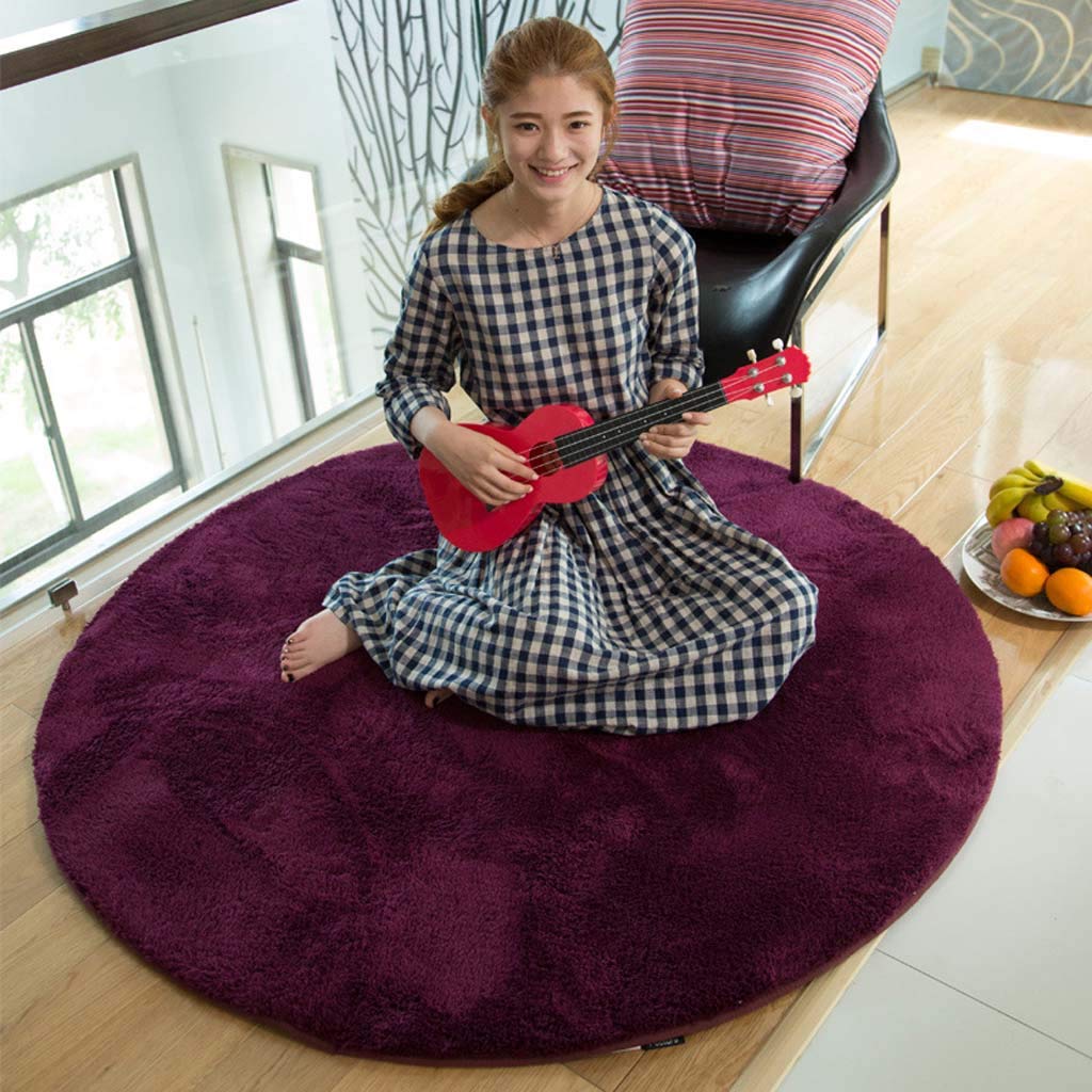 Tapis rond salon et coussin de chambre pour panier suspendu