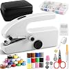 Handheld Sewing Machine for Beginners, Mini Portable Electric Sewing Machine, Easy to Use, Fast Stitch for Fabrics & Clothes, Travel & DIY, Compact & Lightweight