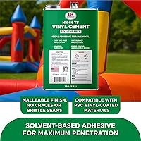 Vista 3 de HH-66 Libre de Tolueno Cemento de Vinilo, lata de 1 galón - Adhesivo de Vinilo, Cemento Pegante, Pegamento de Reparación, Inflables, Forro