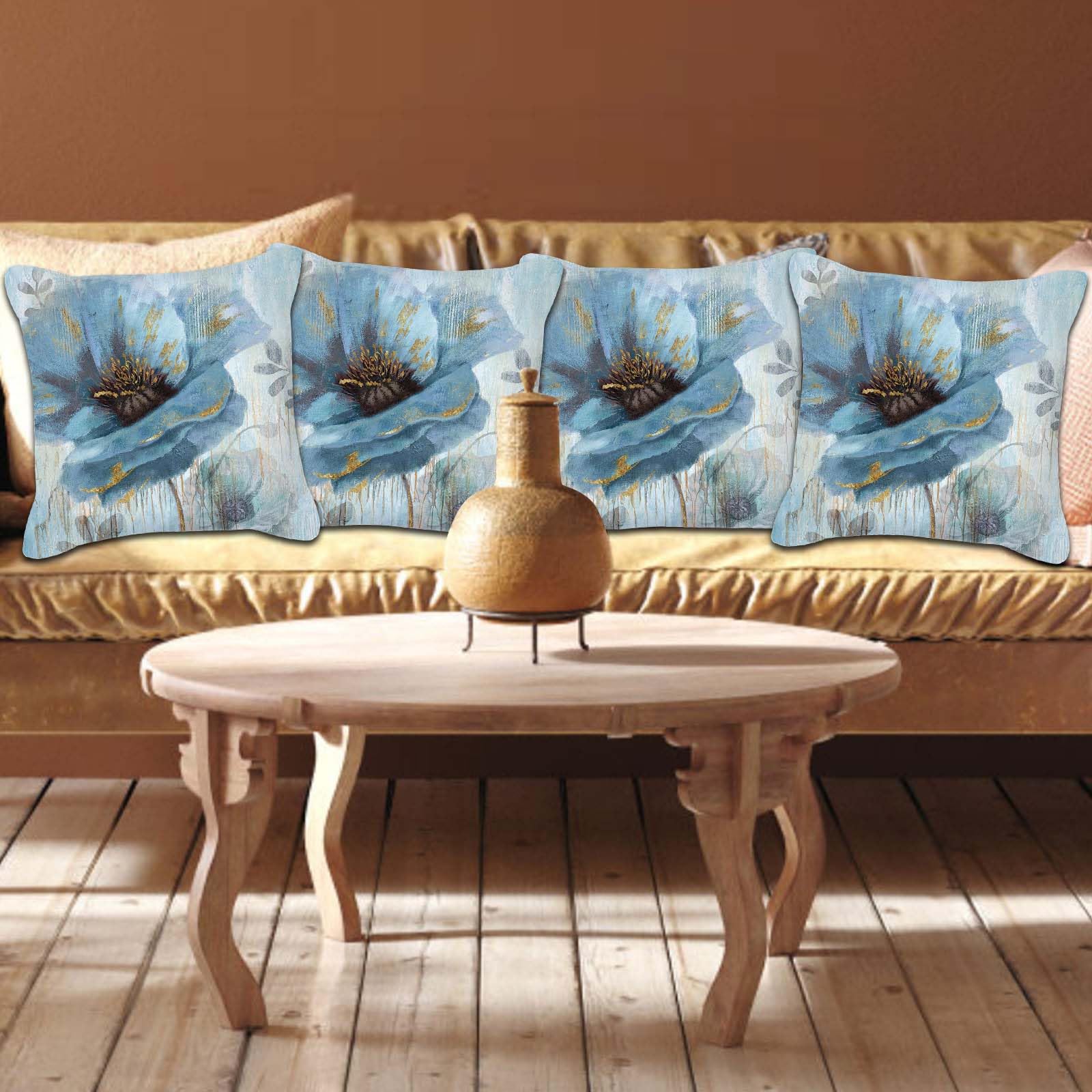 Betadistor Blue Cushion Covers 45x45 Set of 4 - Image 2