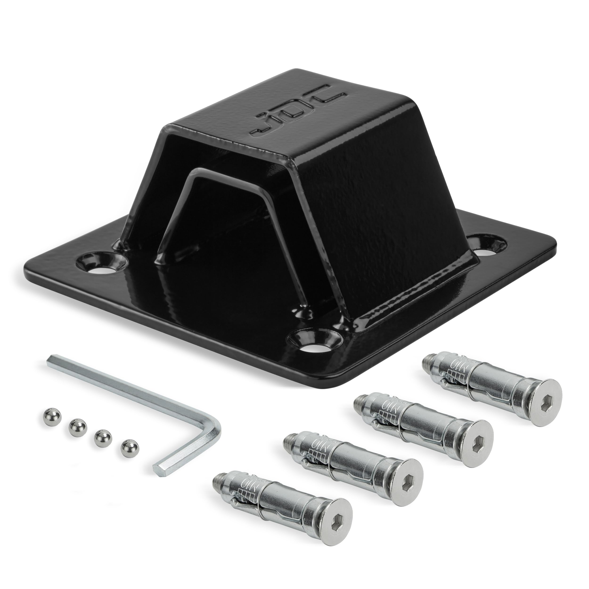 JDC Dispositivo Di Ancoraggio Moto In Acciaio Temprato - Sphere Pro - Nero