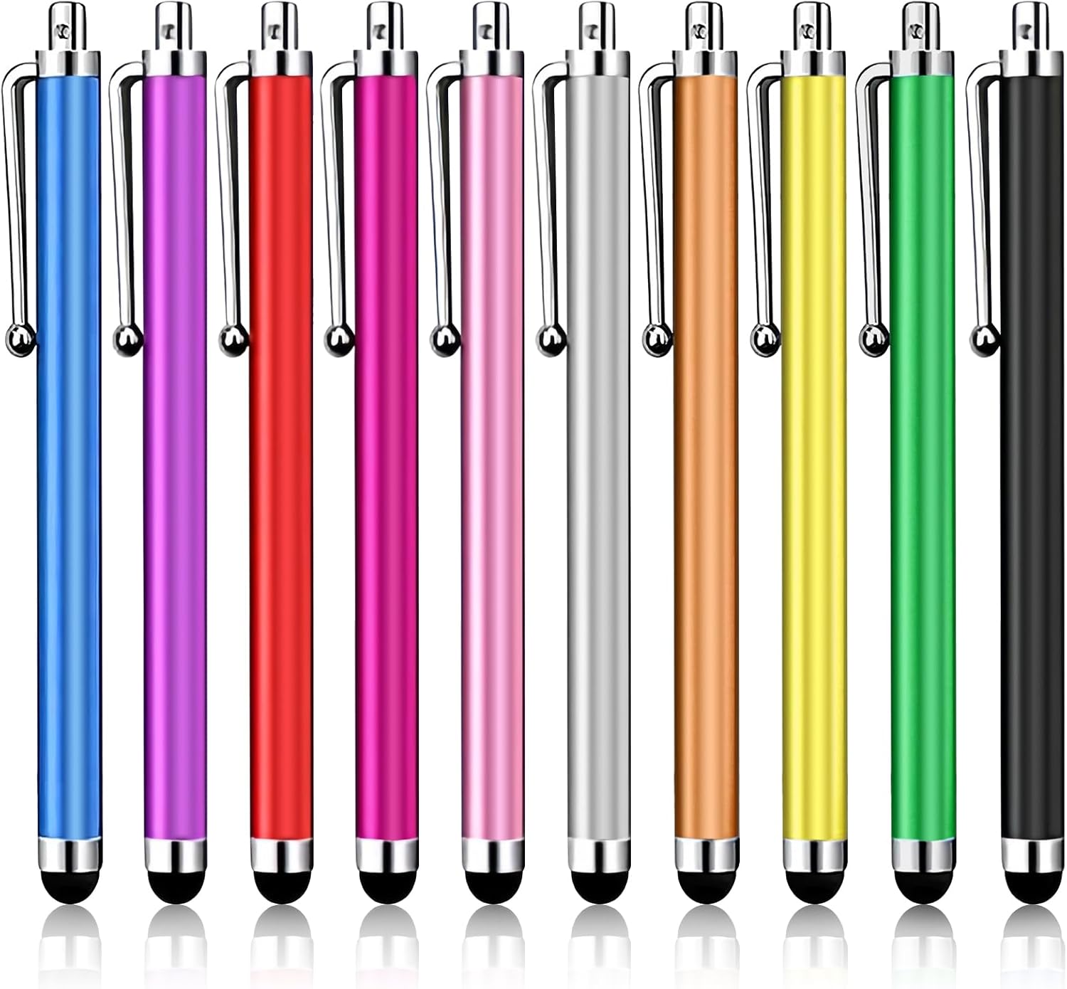10 Pack Stylus Pen,High Precision and Sensitivity Stylus for Everyday Writing,Stylus Pen for Touchscreen Drawing,Universal Stylus Compatible with Touch Screens,10 Colors 10 Pack Stylus Pen,High Precision and Sensitivity Stylus for Everyday Writing,Stylus Pen for Touchscreen Drawing,Universal Stylus Compatible with Touch Screens,10 Colors