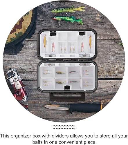 Miniatura 2 de EXCEART Kit de medicina de viaje, mini organizador de píldoras, 8 compartimentos, caja de medicamentos de viaje, caja de píldoras, pastillas,