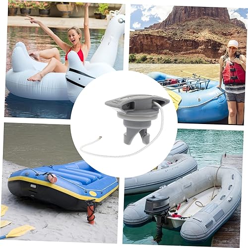 Miniatura 2 de Veemoon Cubierta de válvula de aire para kayak, colchón inflado, accesorios de aire, colchón de aire, tapa de válvula de barco, tapa de adaptador de