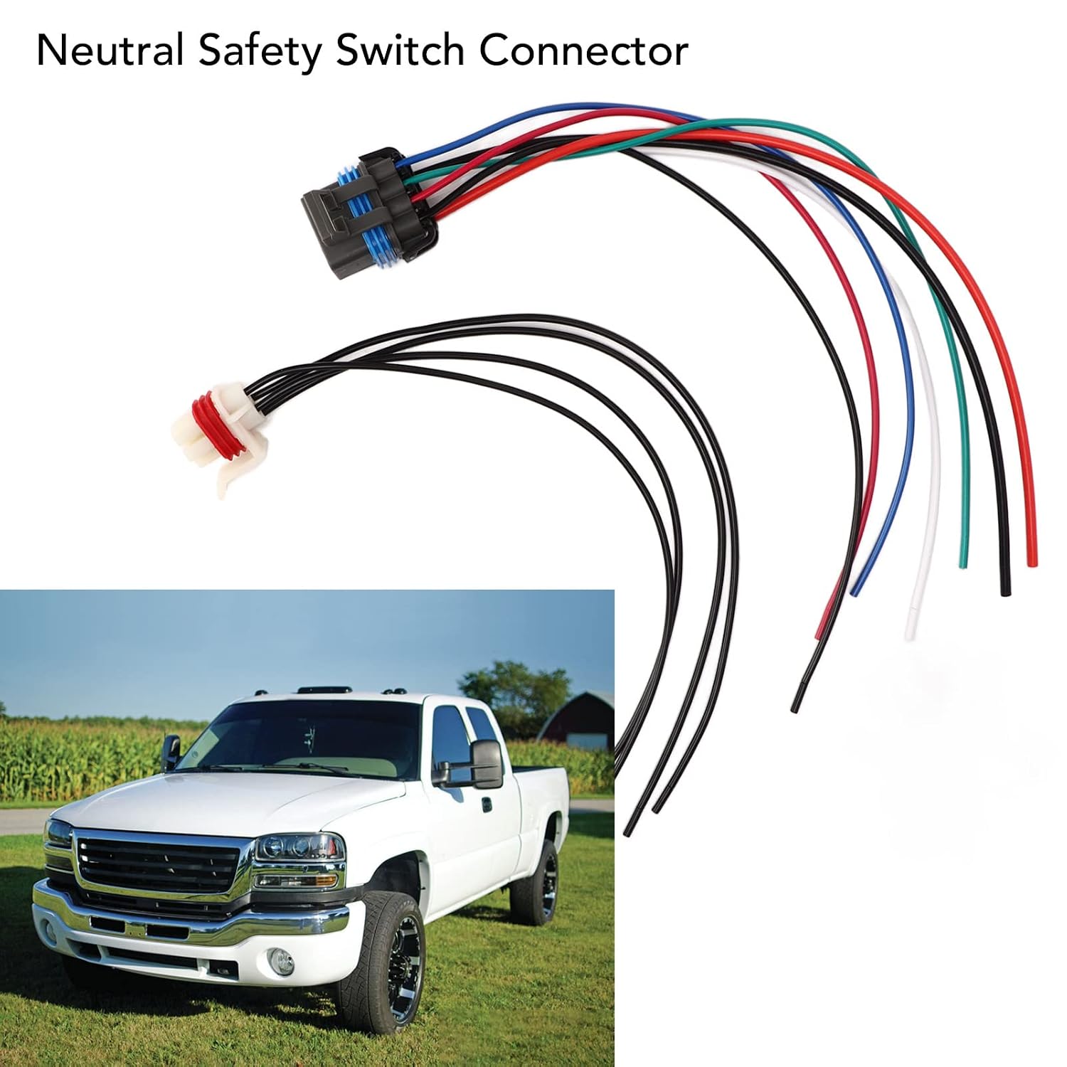 Neutral Safety Switch Connector, 7 Pin 4 Pin Truck Switch Connector, for 4l60E and 4L80E transmissions, for Allison 1000 and 2000 transmisions