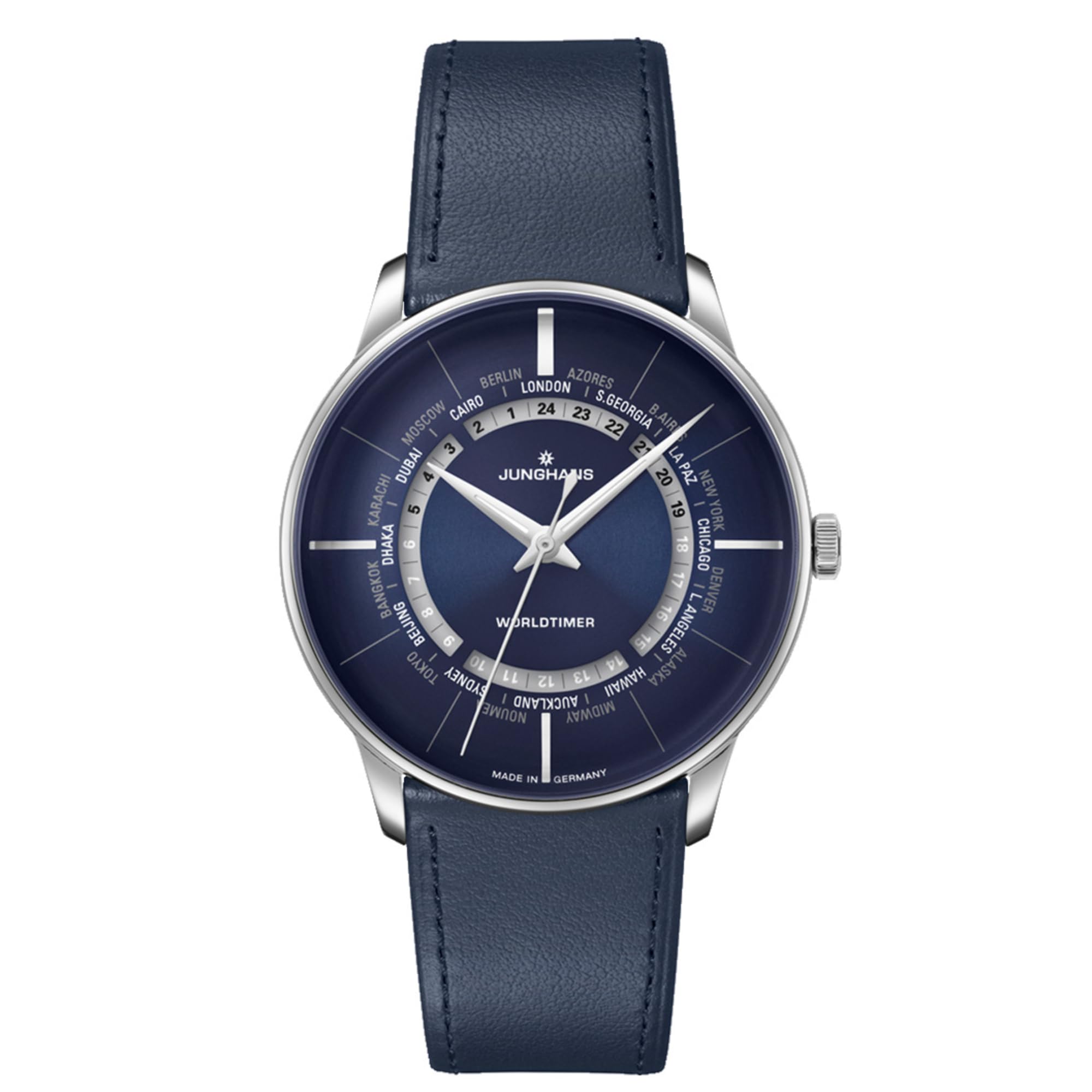 JUNGHANS Meister Worldtimer Armbanduhr