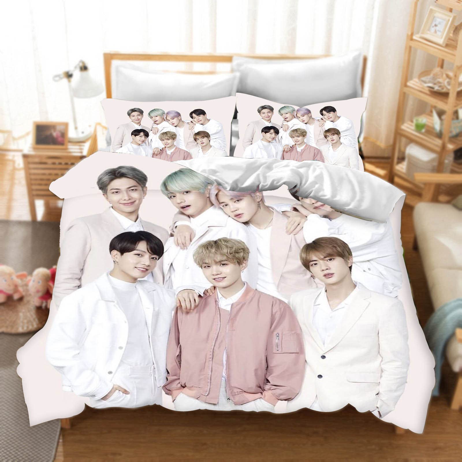 Ddonvg Bts Duvet Cover Piece 3d Bts Print Bed Desertcart INDIA