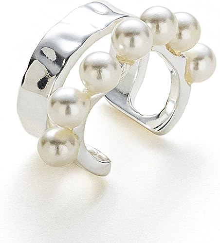 C.Paravano Pendientes de oreja para mujer Aretes de oro Pendientes de plata de ley para mujer Puños de aretes para mujer sin perforar