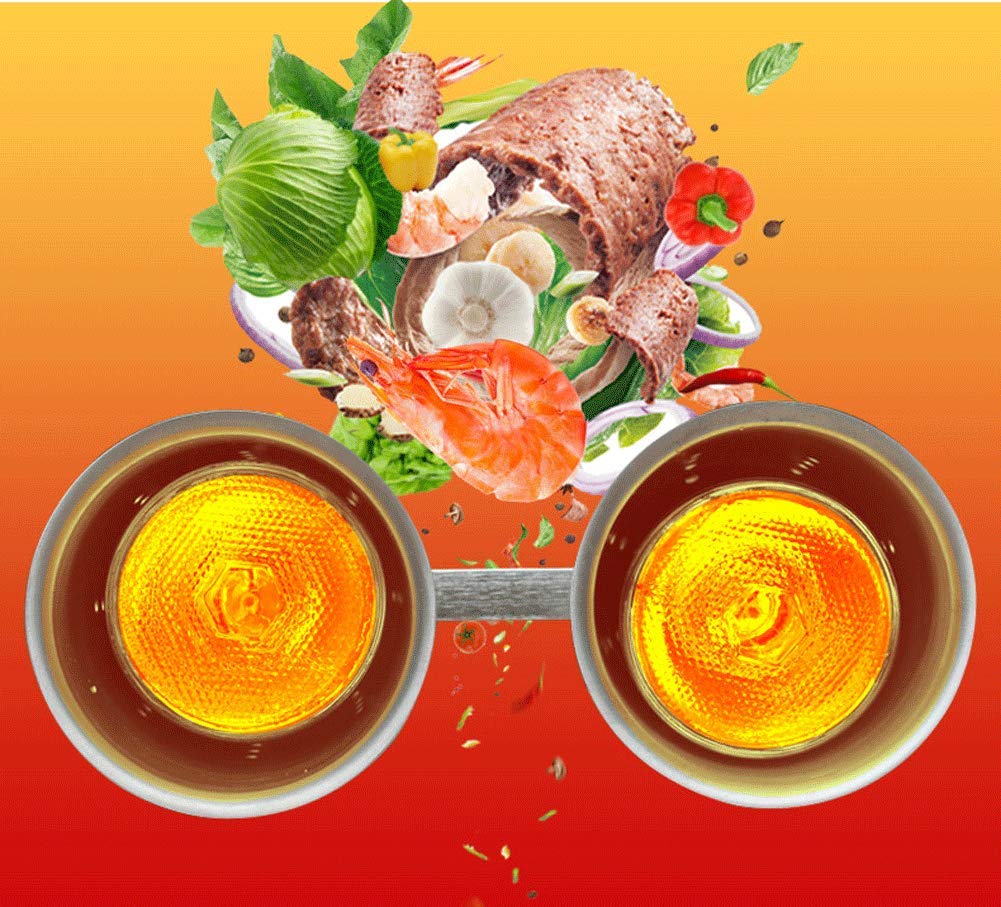 Lampada Riscaldante A Infrarossi, Lampada Riscaldante Per Alimenti A Doppia Testa, Portatile, Commerciale, Per Tavolo Da Pranzo, Tavolino, Lampade, Buffet, Riscaldamento, Conservazione, Luce Decorati