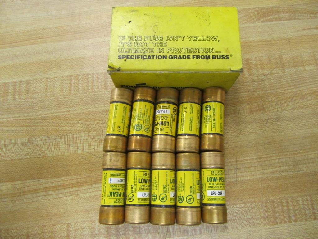 Bussmann LPJ-2SP Cooper Fuses LPJ2SP (Pack of 10)