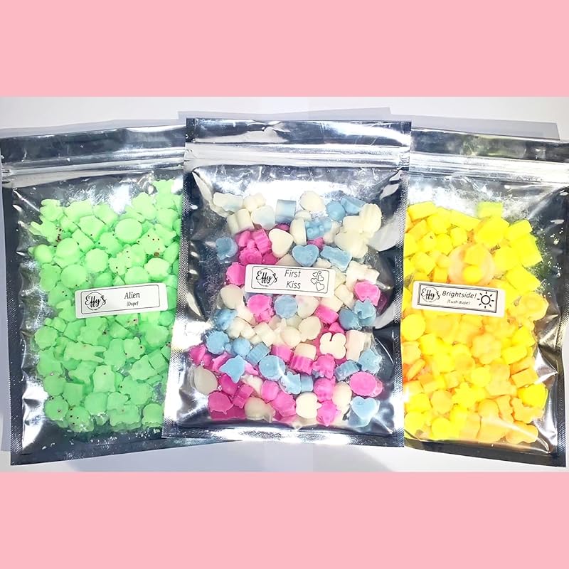 3 Bags of 100 Wax Melts, Effy's Wax Melts, Bulk buy mini melts (Multi