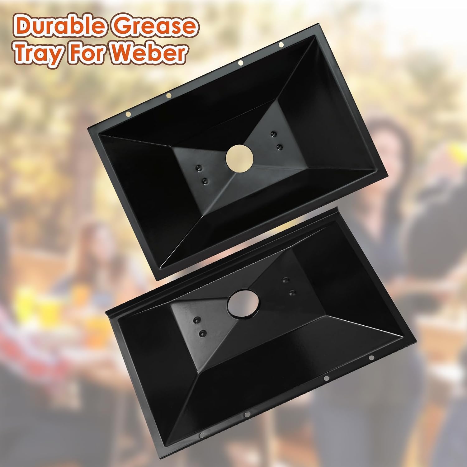 99250 Grease Tray for Weber Genesis 1000/2000/3000, Genesis Silver B/C&Gold B/C, Drip Pan Tray Replacement for Weber Spirit E-310 E-320 SP-320 Series (2007-2012), Platinum B/C(2005 and Newer)