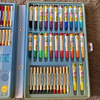 こどものおもちゃ文房具セット 当時物 Amazon.co.jp: 90PCS ARTSET 子ども用文房具セット : おもちゃ