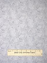 FlashPhoenix Quality Sewing Fabric – Rooster Royale Chicken Feathers Allover Gray 100% Cotton Fabric 36" x 44"