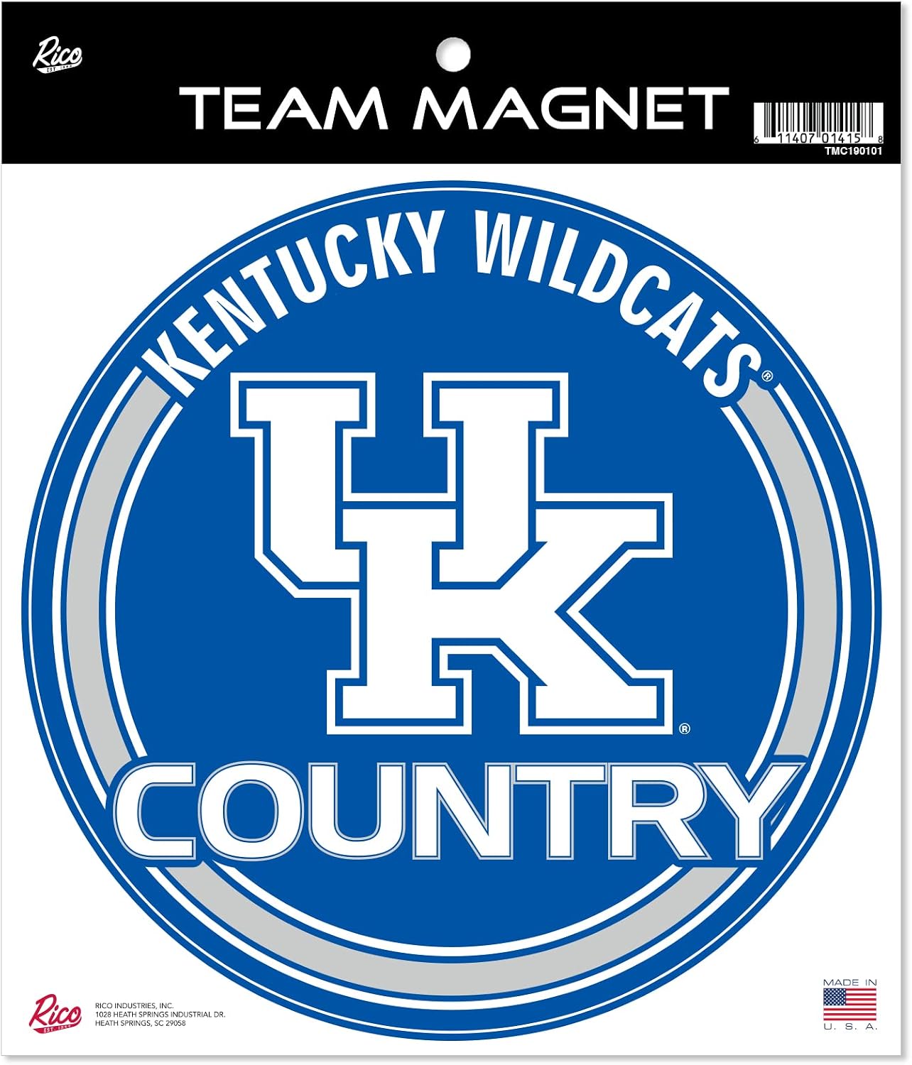 Rico Industries NCAA Kentucky Wildcats 8" Round Magnet
