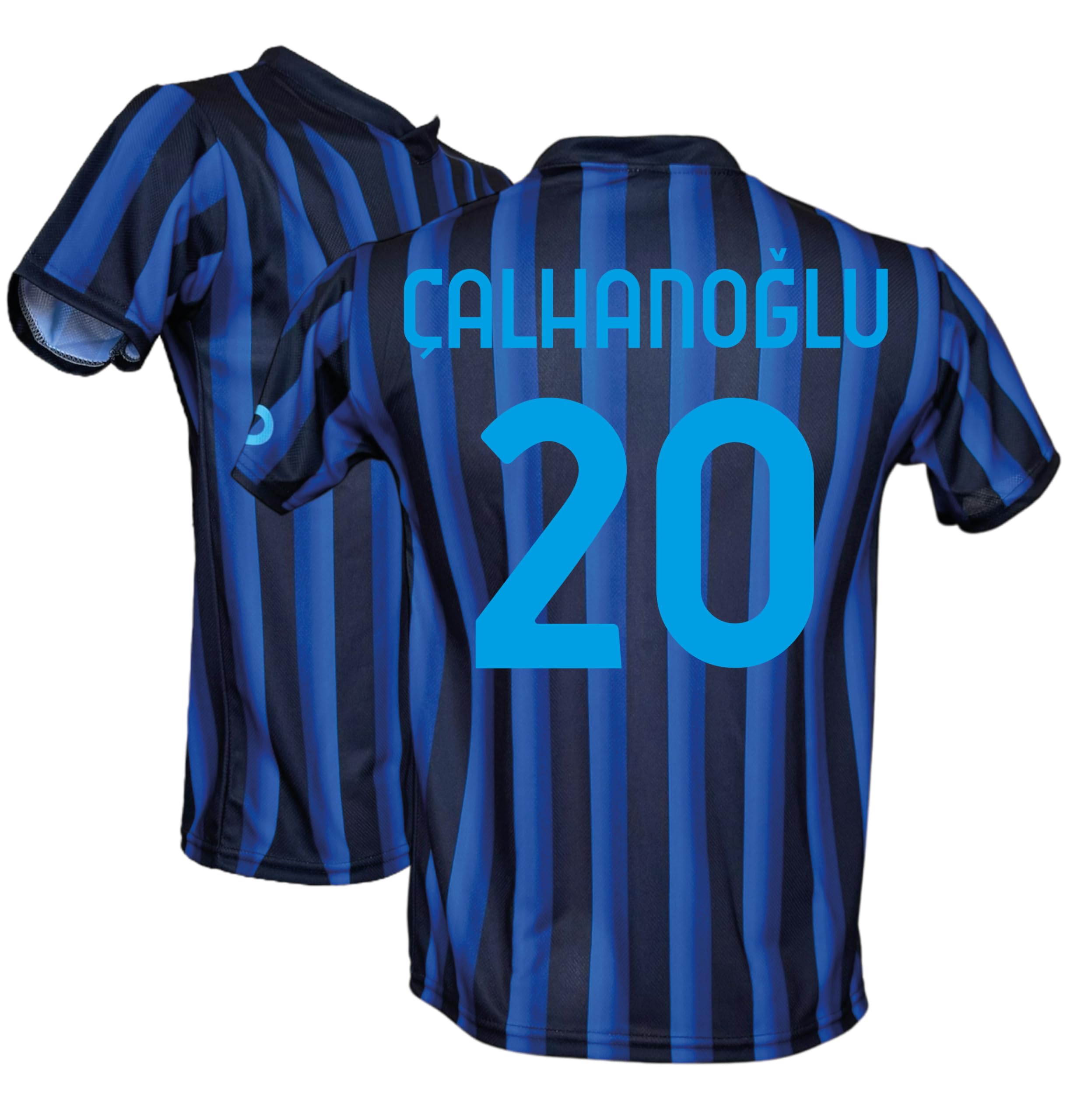Generico Maglia Calcio Calhanoglu 20 Neroazzurra Replica Stadio Autorizzata Regalo per Tifosi Taglie da Bambino e Adulto