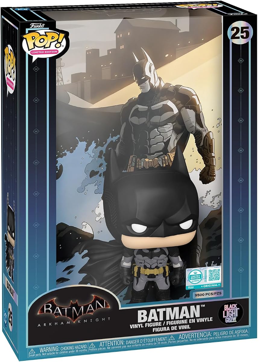 Funko POP! Comic Cover: DC - Batman Arkham (UV) | Official Merch - Collectable Vinyl Figurine for Shelf Display - Birthday Gift Idea for Fans and Collectors