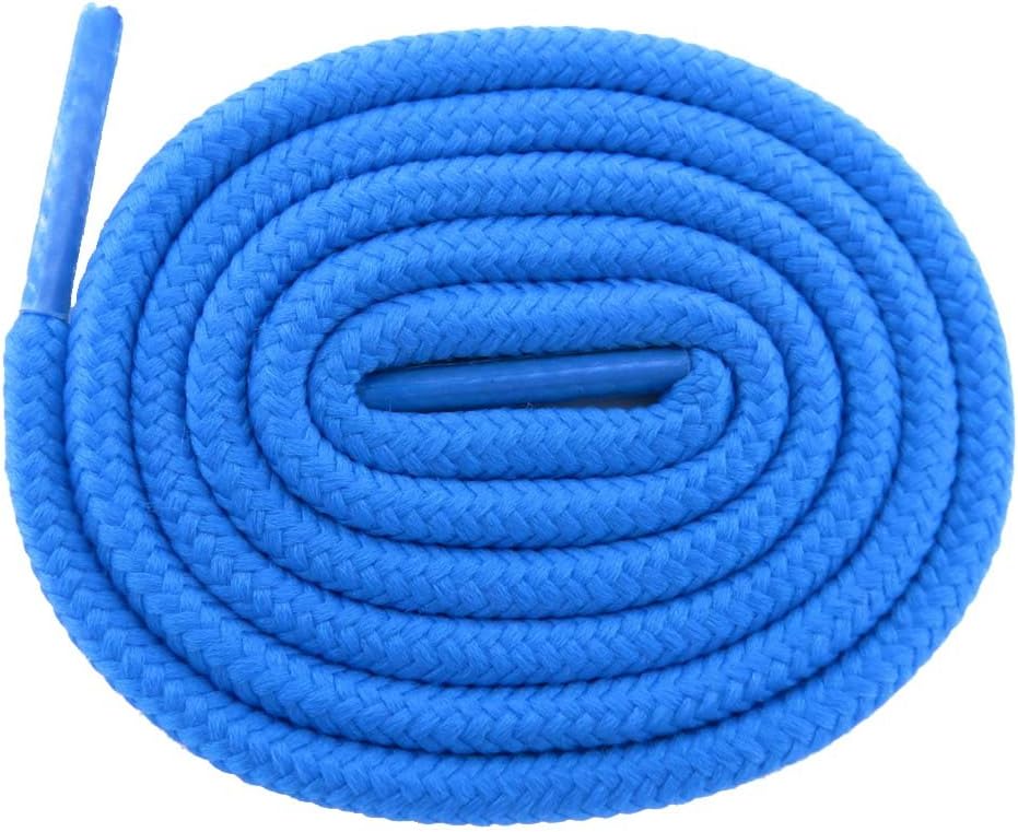 Maoerdo 2 Pair Solid Color Circular Terylene Shoelaces