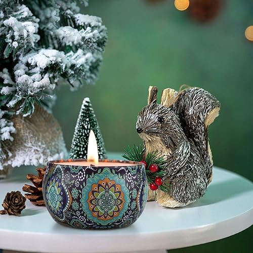 Miniatura 4 de Paquete de 16 velas perfumadas de regalo para mujer, velas de aromaterapia para el hogar, juego de velas 100% de soja, 40 onzas, velas de alivio del