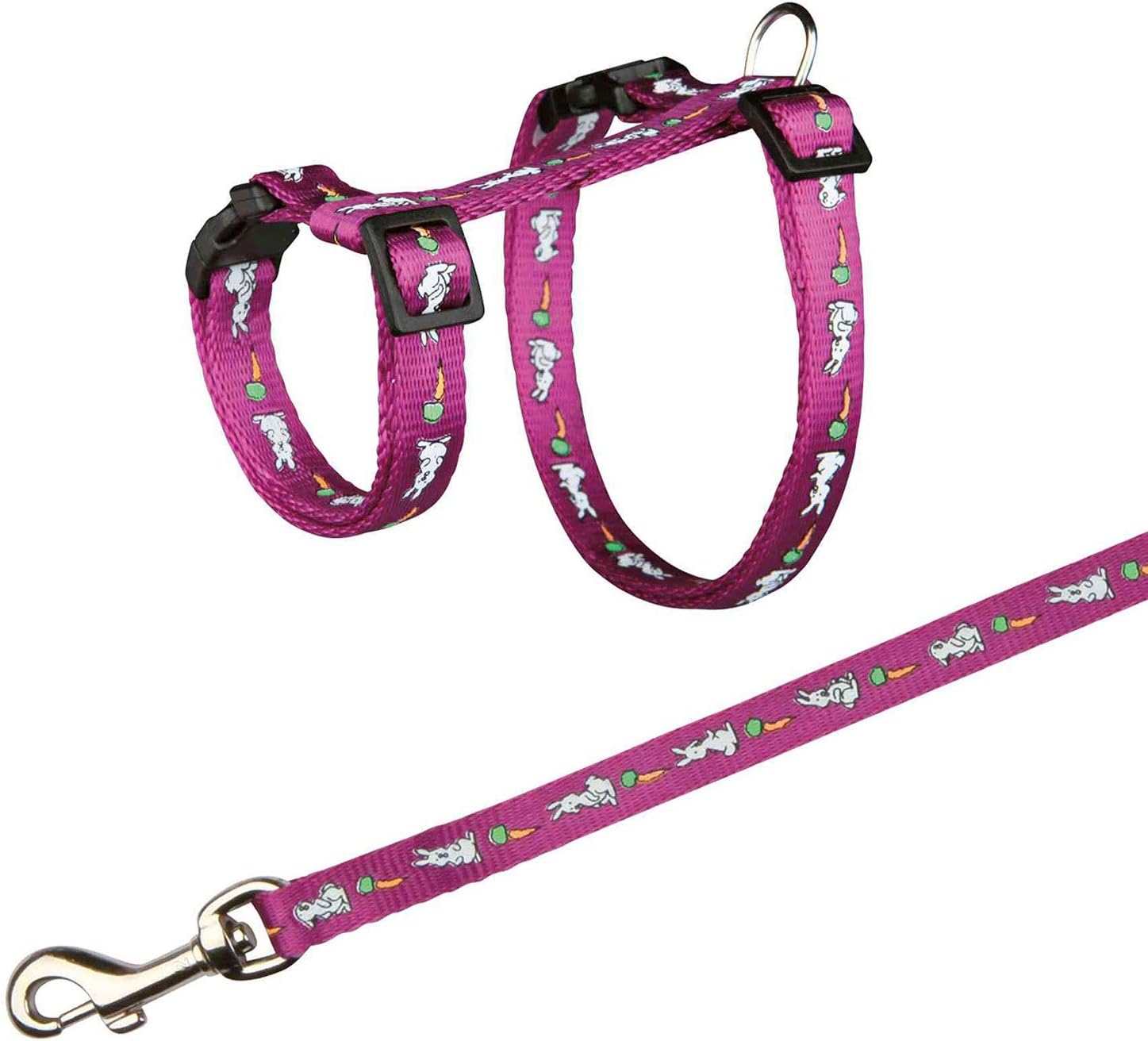 Trixie Rabbit Harness & Lead Set With Motif (Various Colors)