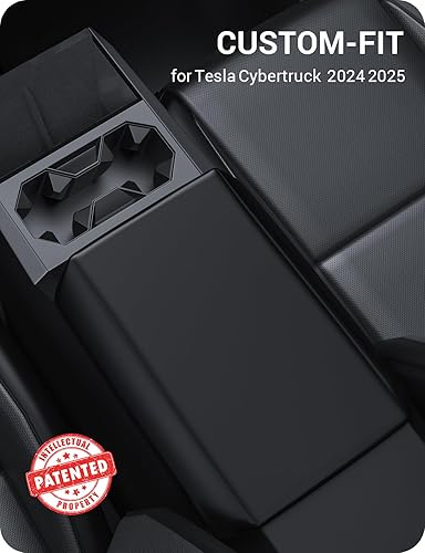 Miniatura 29 de BASENOR Funda para consola central mejorada para Tesla Modelo Y Modelo 3, funda de reposabrazos de TPU antideslizante, accesorios interiores