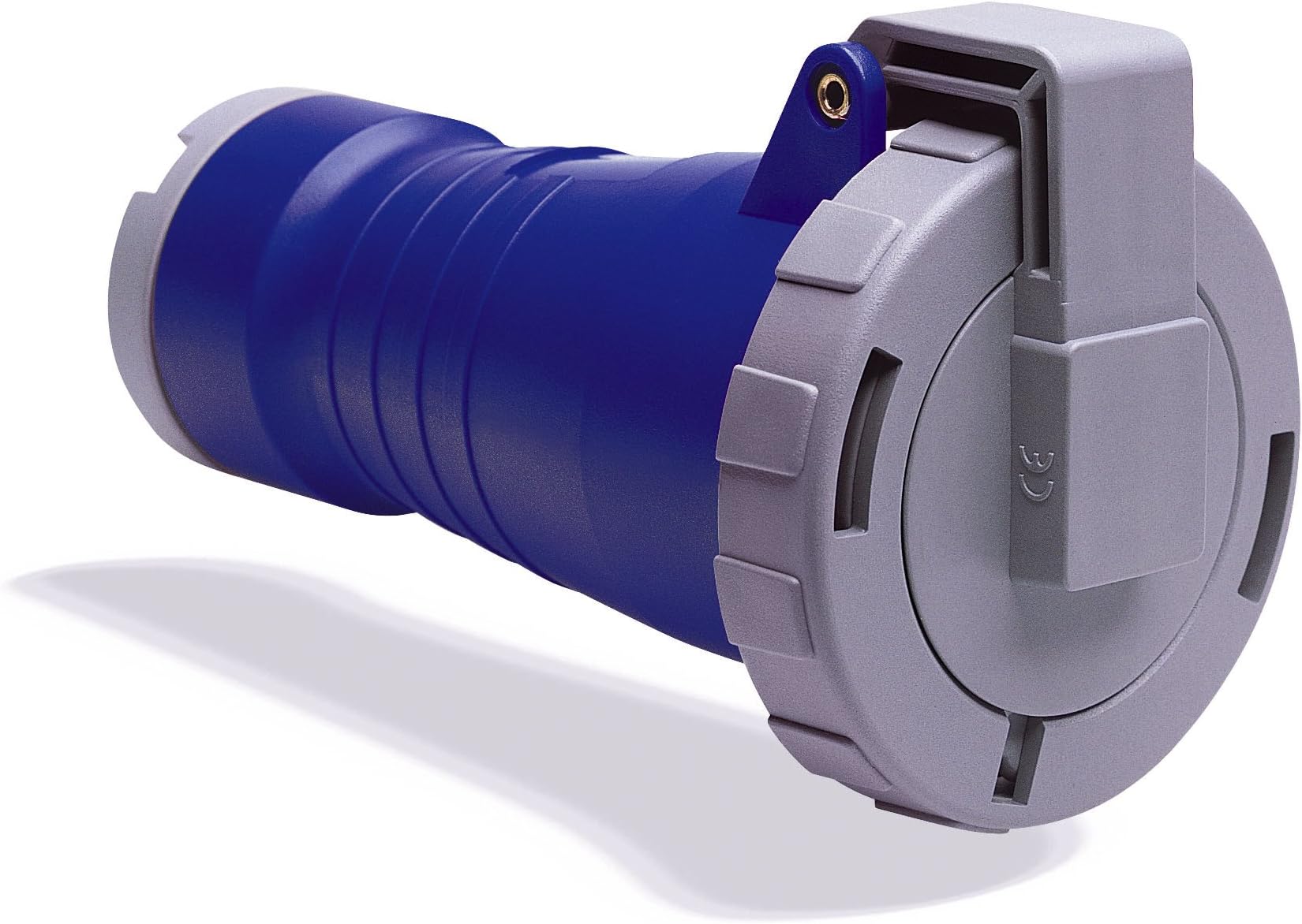 MK Commando K9124 16A 2P+E 200-250V Connector (IP67) - Blue