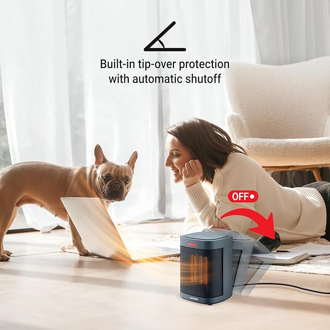 Calefactor Eléctrico Portátil Cerámico 500W miniatura 6