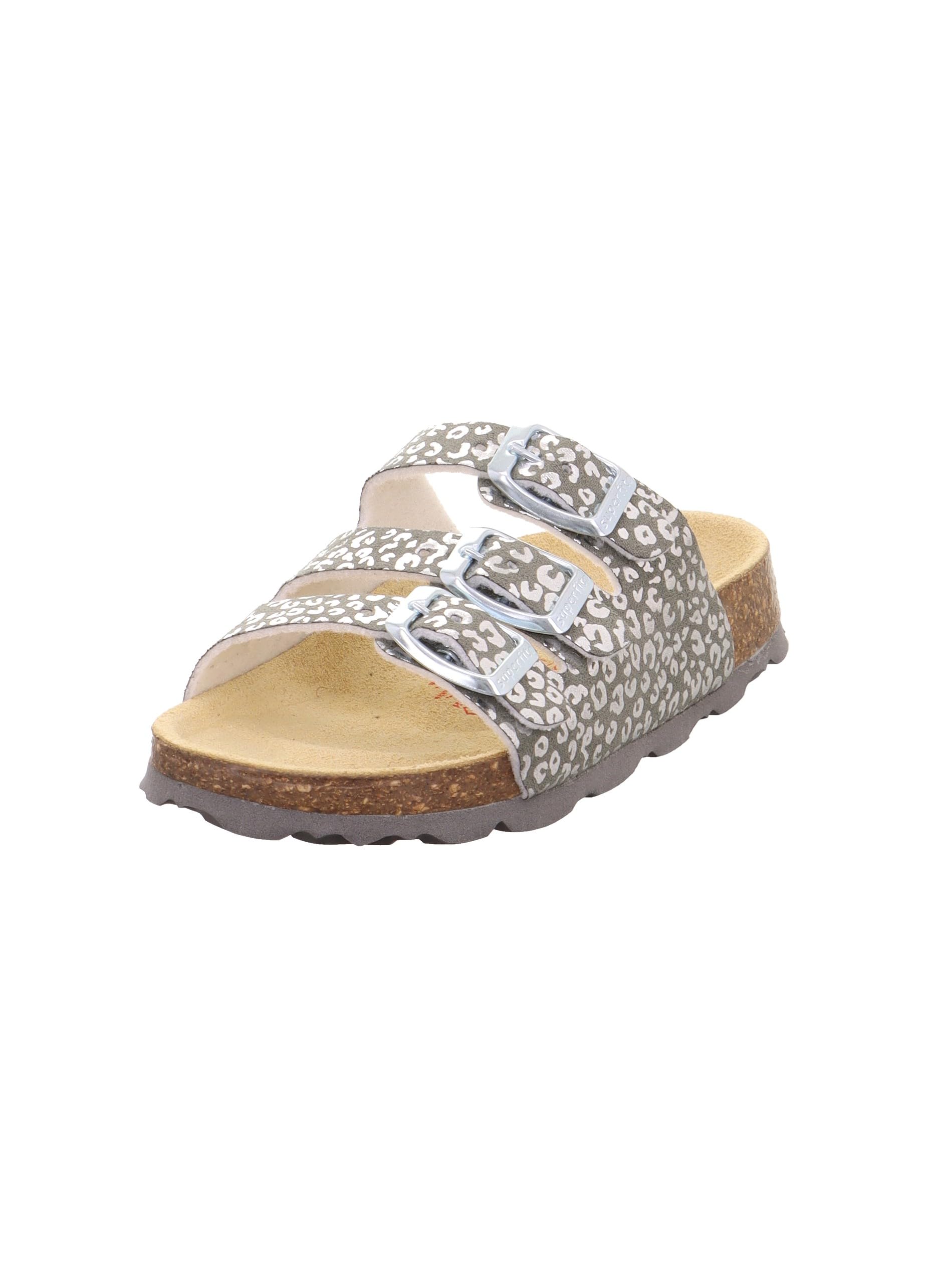 Superfit Mädchen FUSSBETTPANTOFFEL Grau