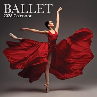 TGSC Ballettkalender 2026, 16 Monate (Septer 2025-Dez. 2026), quadratischer Wandkalender 2026, Planer mit großem Raster für die Organisation zu Hause oder im Büro, Lifestyle 2026/2025, Kalender UK