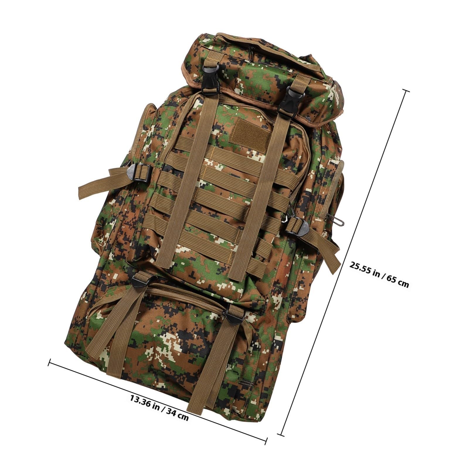 OUNONA 80l Oxford Stoff Outdoor Rucksack für Camping und Wandern Robuster und Organisierter Rucksack für Freizeit und Bergsteigen