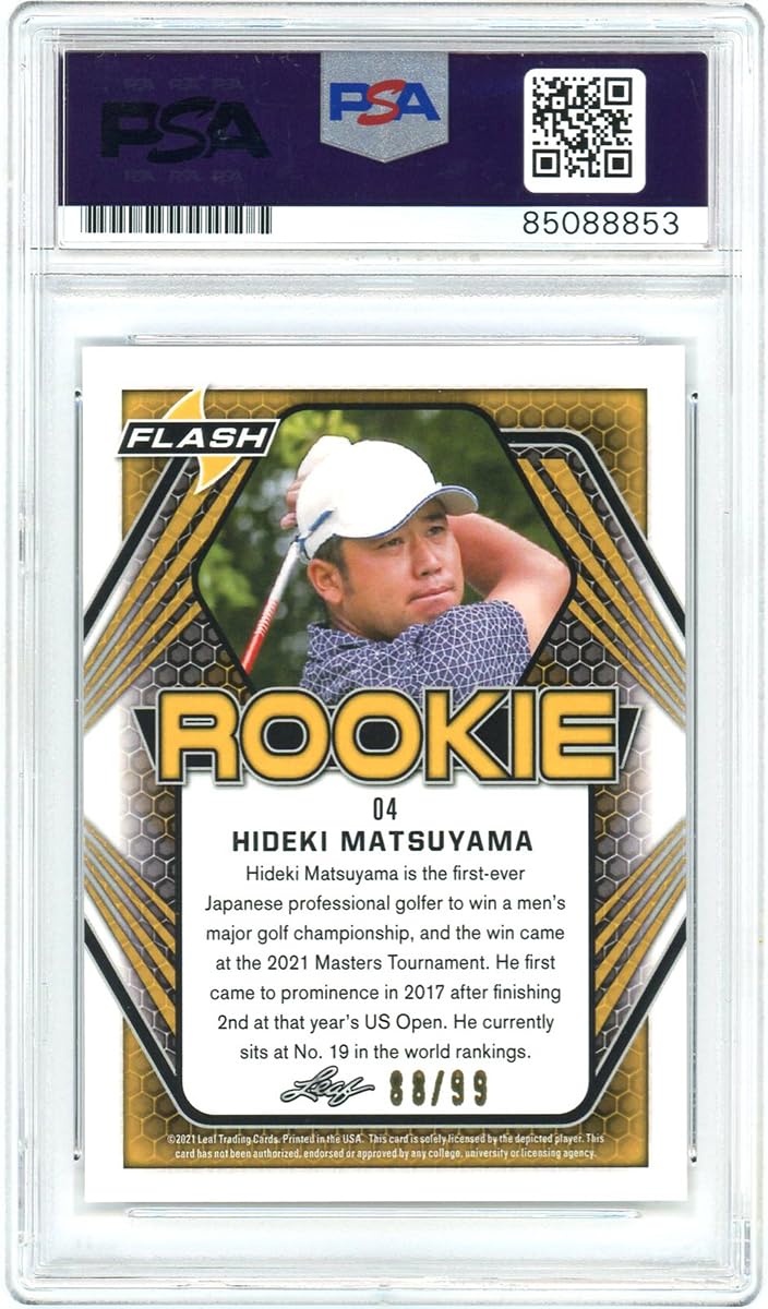 Amazon | 限定99枚 松山英樹 直筆 サイン 入り 米国製 Leaf社 ルーキー Amazon | 限定99枚 松山英樹 直筆 サイン 入り 米国製 Leaf社 ルーキー