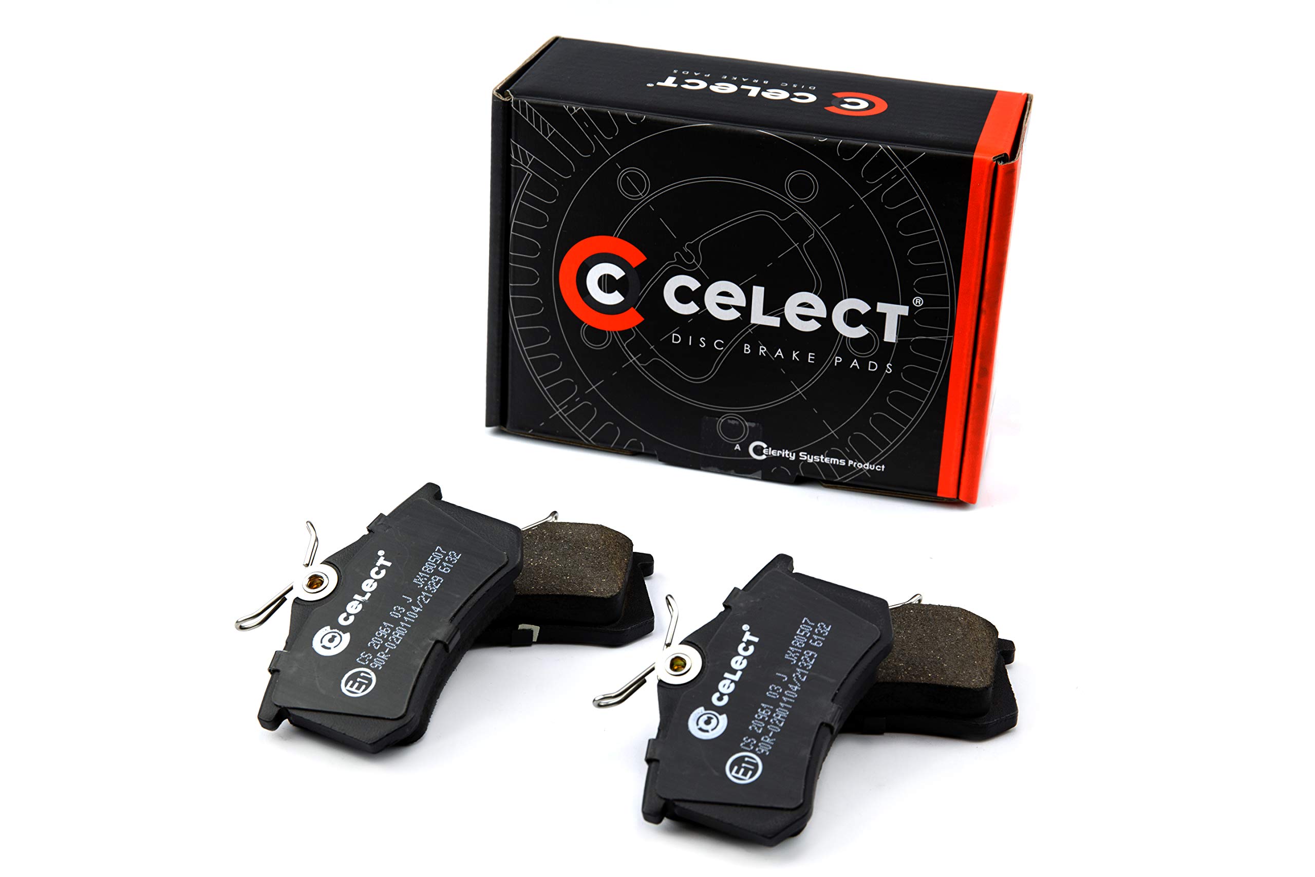 CelectCS2096103J Disc Brake Pads - Rear - Set of 4