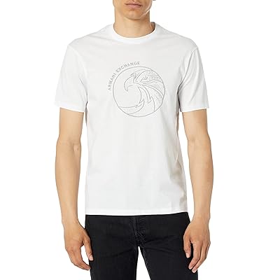 Armani Exchange Wave Design T Shirt Men