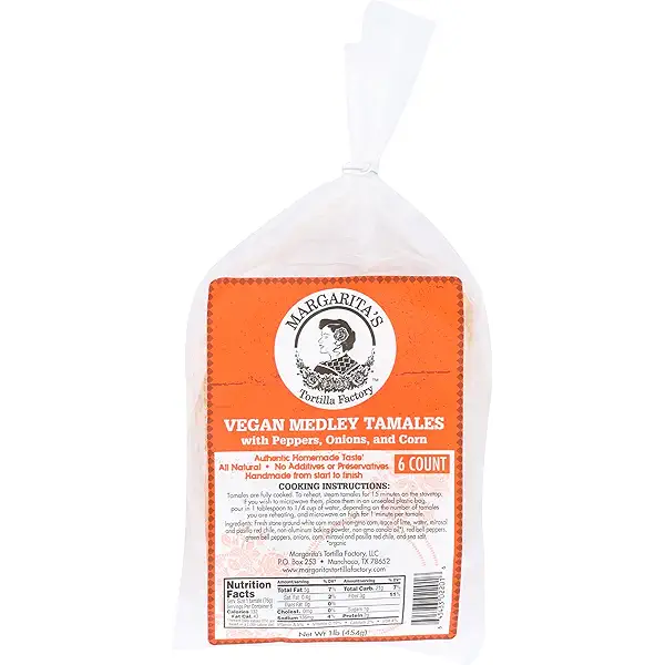 MARGARITAS Vegan Tamales, 4 CT 1