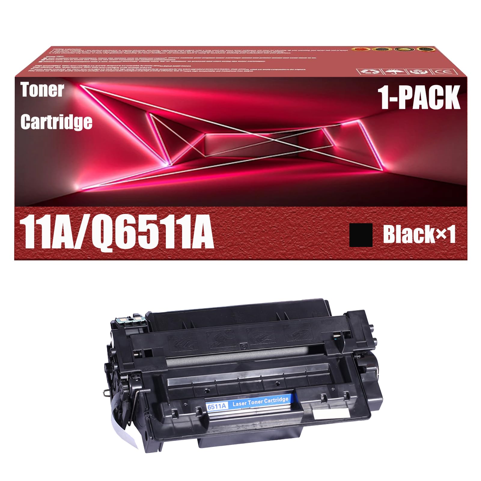 Toner Compatibile GREENCYCLE Q6511A Per HP LaserJet 2400 2410 2420 2430 - Nero