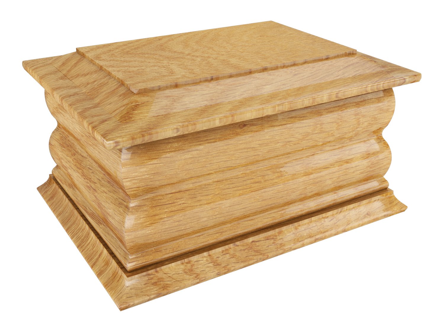 Ashes & Urns Brown Proximity - Solid Wooden Cremation Ashes Casket