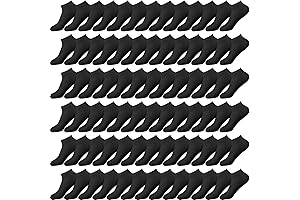 Multipack Cotton Socks: Pack 100 Thin Low Cut No Show Socks for Men and Women