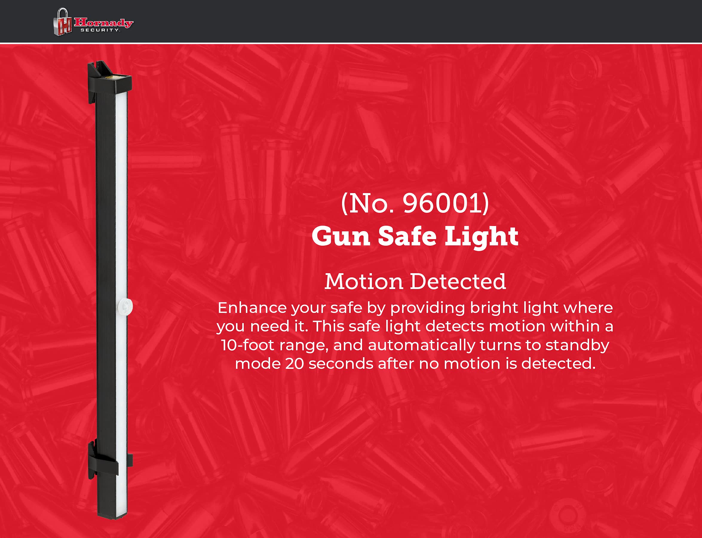 Buy Hornady LED Gun Safe Lights, 70 Lumens This Motion Sensor