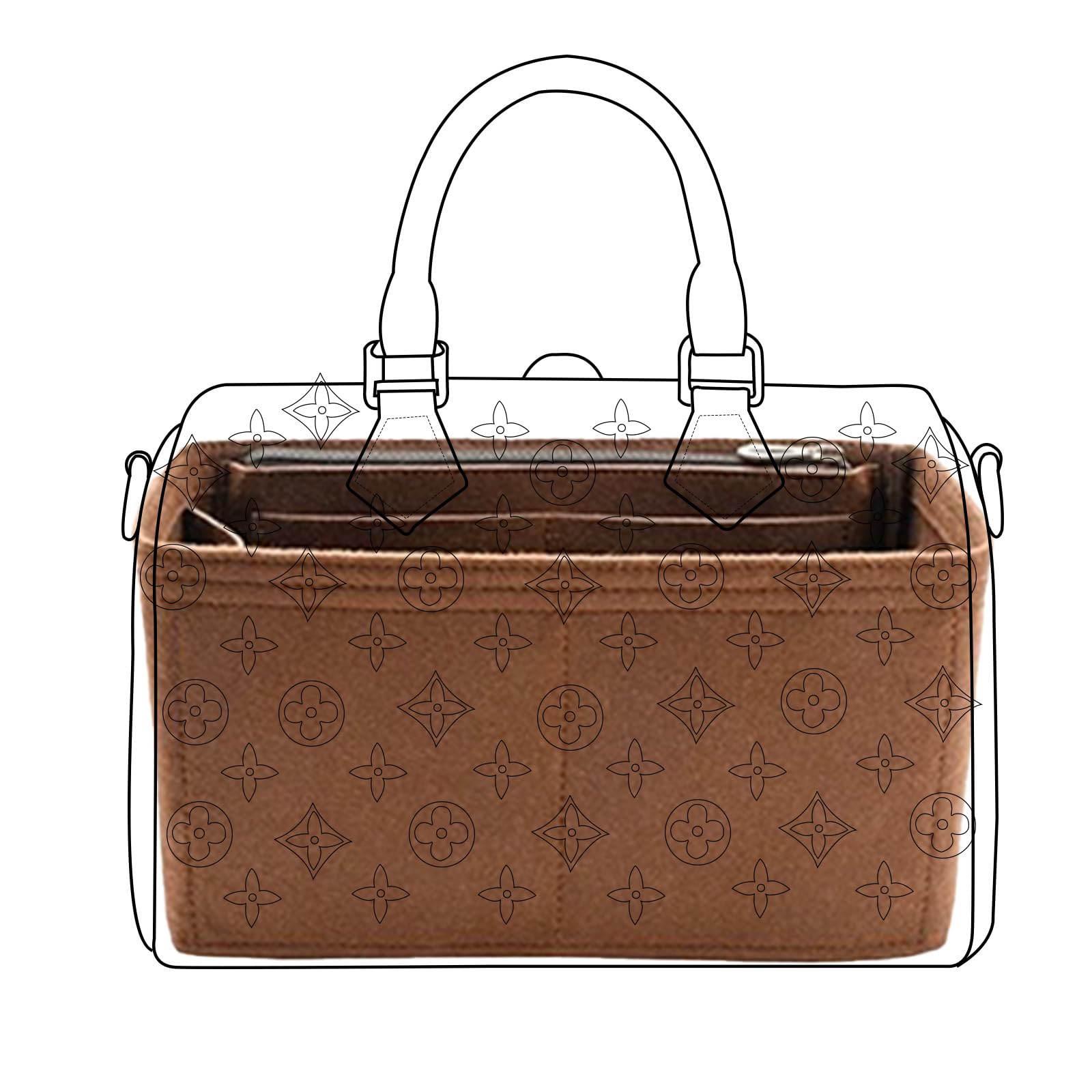 Rangement pour sac à main Speedy 25 idéal pour s'organiser au quotidien et au bureau