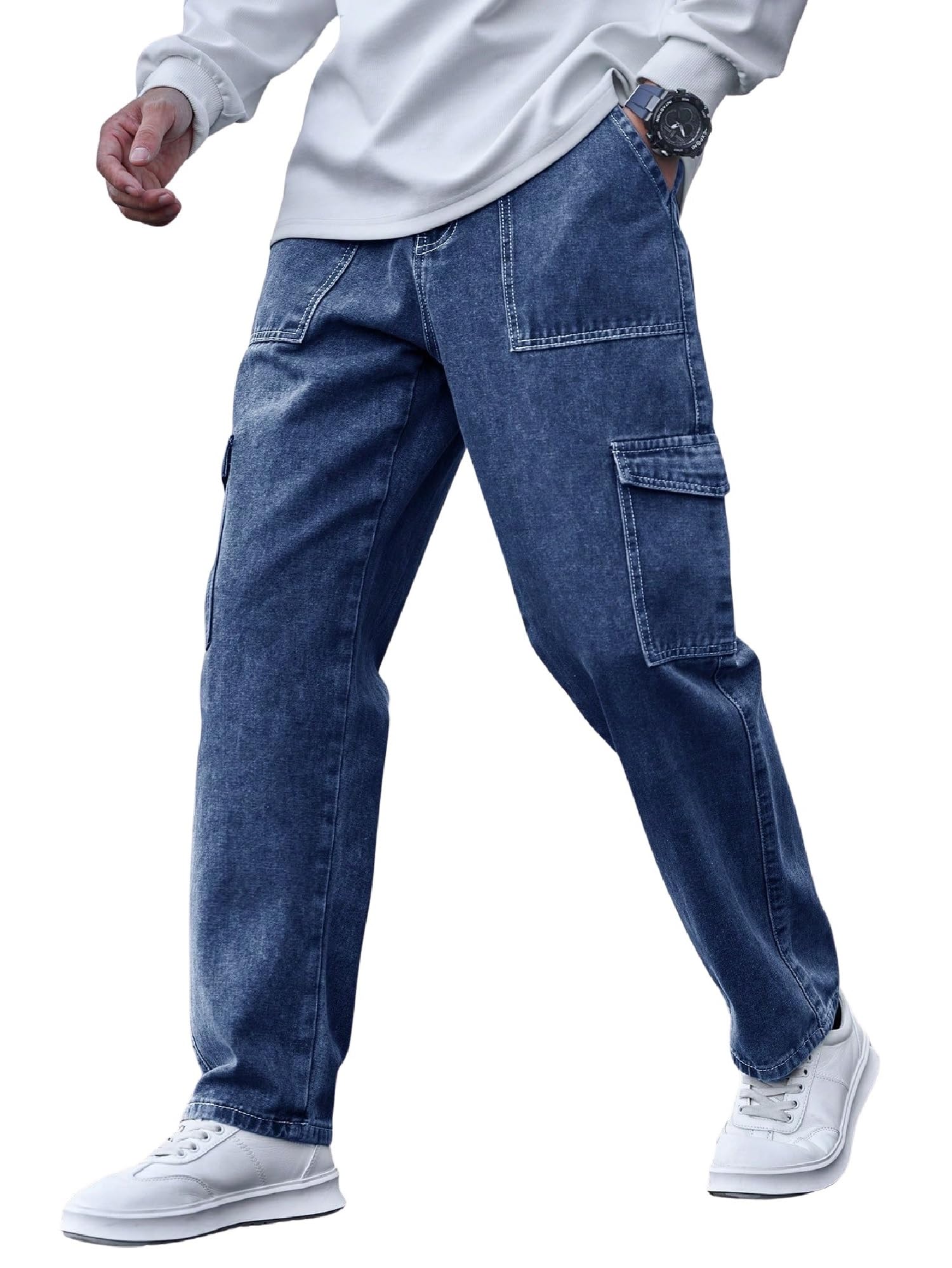 qnim Jeans for Men || Men's Regular fit Stylish Jeans (Q-43-45)-picture-14