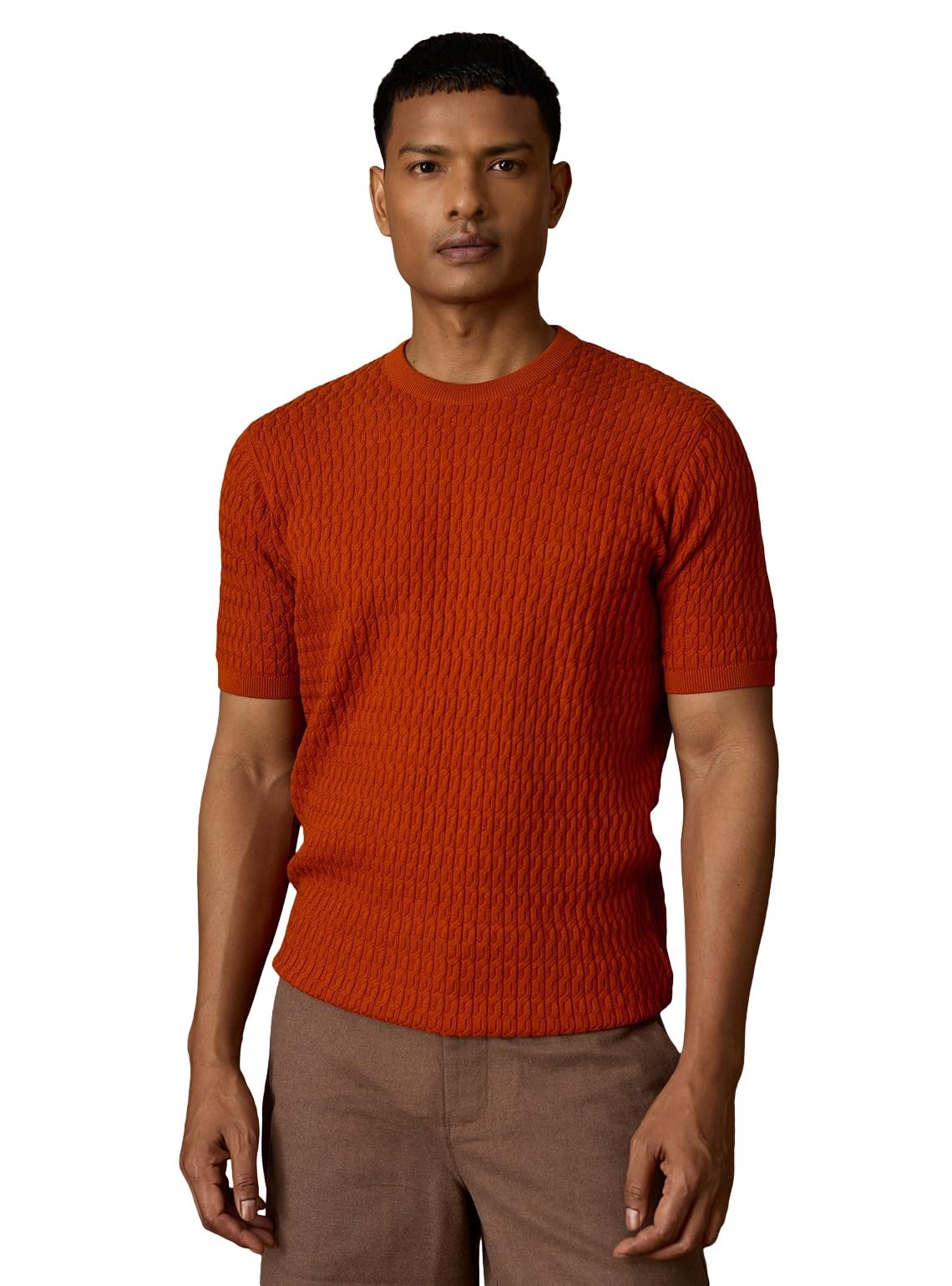 andamen Men Cotton Textured Crew-picture-13