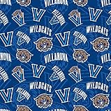 Villanova University Wildcats Fabric – Officially Licensed Villanova Cotton Quilting Fabric by Sykel Enterprises, Precut Yardage for Sewing & Crafts Tone on Tone