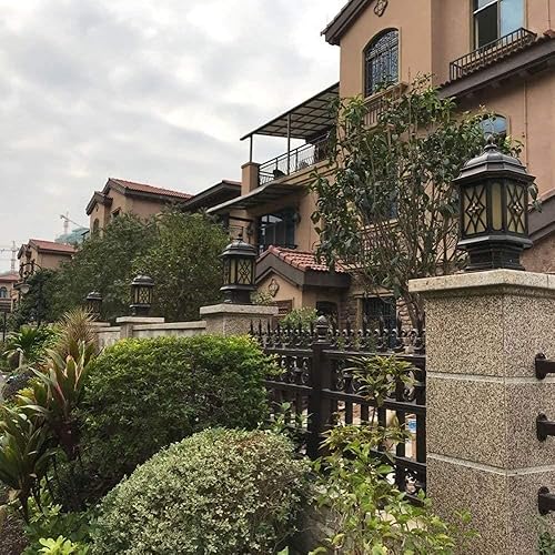 Miniatura 2 de Post Lights Outdoor,Vintage European Simple Street Lamp Outdoor Lawn Lantern Waterproof Column Headlight Garden Landscape Courtyard Lawn Fence Light